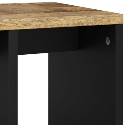 vidaXL Bočný stolík 40x31x46 cm masívny mangovník a spracované drevo