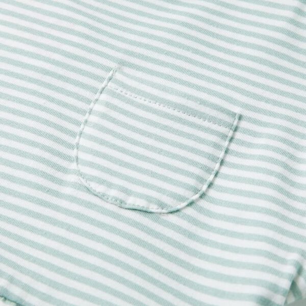 Detské šaty s volánovými rukávmi mätové 104