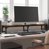 vidaXL Stojan na monitor hned&yacute; dub 105x23x15,5 cm kompozitn&eacute; drevo