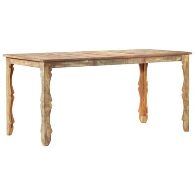 vidaXL Jedálenský stôl 160x80x76 cm, recyklovaný masív