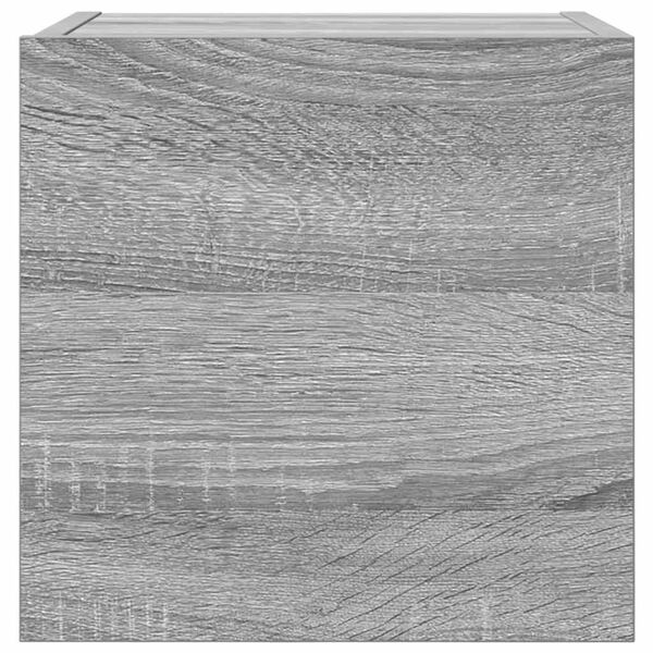 vidaXL Nástenná TV skrinka sivá sonoma 30,5x30x30 cm