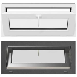 vidaXL Podkrovn&eacute; okno RISOR 90 x 40 cm PVC a sklo