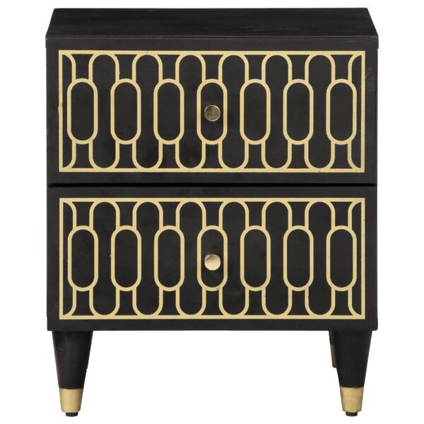 vidaXL Nočný stolík 40x33x46 cm masívne mangovníkové drevo