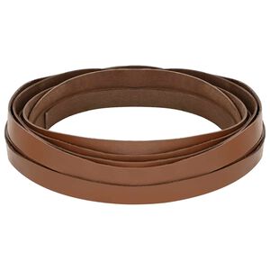 vidaXL Kožen&yacute; remienok Hned&aacute; 200 x 1 cm Koža