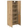 vidaXL Highboard Remeseln&yacute; dub 69,5 x 34 x 180 cm Kompozitn&eacute; drevo