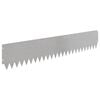 vidaXL Obrubn&iacute;k tr&aacute;vnika 20 pcs 103 x 20 cm Oceľ Strieborn&aacute;