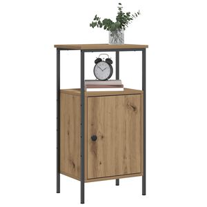 vidaXL Nočn&yacute; stol&iacute;k dub artisan 41x31x80 cm kompozitn&eacute; drevo