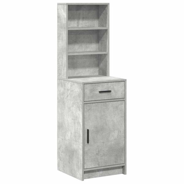 vidaXL Highboard Bet&oacute;nov&aacute; &scaron;ed&aacute; 40 x 40,5 x 135 cm Kompozitn&eacute; drevo