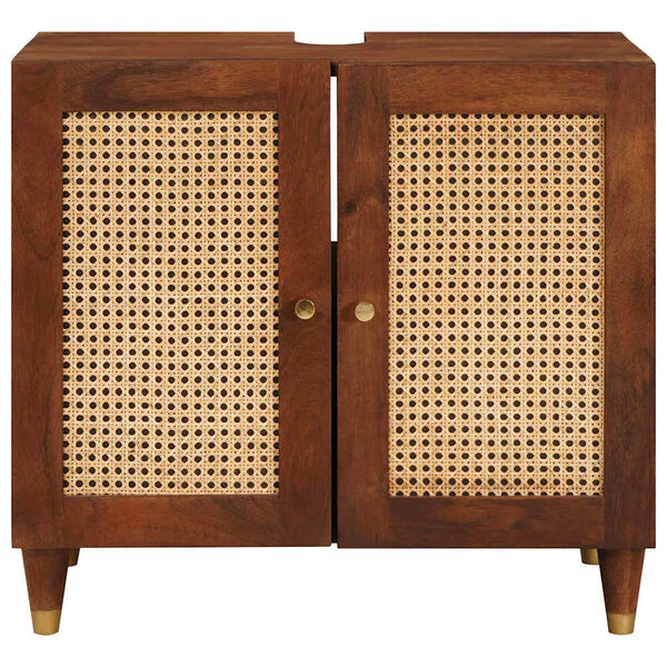 vidaXL Skrinka pod um&yacute;vadlo Hned&aacute; 62 x 33 x 58 cm Kompozitn&eacute; drevo