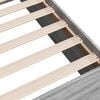 vidaXL Posteľn&yacute; r&aacute;m siv&yacute; dub sonoma 75x190 cm kompozitn&eacute; drevo