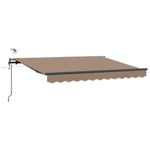 vidaXL Sklopn&aacute; mark&iacute;za Sivohned&aacute; 300 x 250 cm Polyester