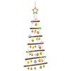 vidaXL Zavesen&yacute; vianočn&yacute; stromček s guľami 90 cm 30 LED Viac farieb