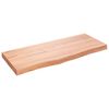 vidaXL K&uacute;peľňov&aacute; doska bledohned&aacute; 100x40x(2-6) cm o&scaron;etren&yacute; mas&iacute;v