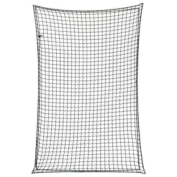 vidaXL Sieť na pr&iacute;vesn&yacute; voz&iacute;k s elastick&yacute;m lanom čierna 3x2 m PP