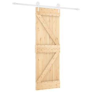 vidaXL Posuvn&eacute; dvere Pr&iacute;rodn&aacute; a biela 70 x 210 cm