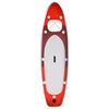 vidaXL Nafukovac&iacute; Stand up paddleboard, červen&yacute; 360x81x10 cm