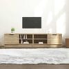 vidaXL TV stol&iacute;ky 2 ks dub sonoma 80x35x36,5 cm spracovan&eacute; drevo