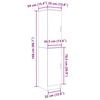 vidaXL Highboard Sonoma dub 35 x 39 x 168 cm