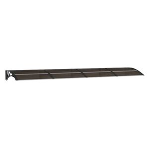 vidaXL Vchodov&aacute; strie&scaron;ka čierna 350x75cm polykarbon&aacute;t