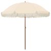 vidaXL Pl&aacute;žov&yacute; slnečn&iacute;k 205 x 205 x 210 cm Polyester a oceľ Okr&uacute;hly