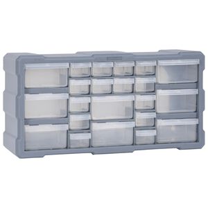 vidaXL Organiz&eacute;r s 22 z&aacute;suvkami 49x16x25,5 cm