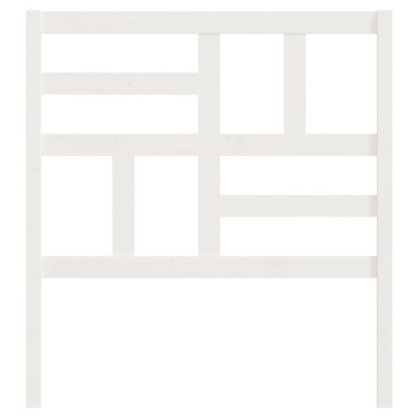 vidaXL Čelo postele biele 96x4x104 cm mas&iacute;vna borovica