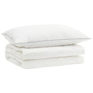 vidaXL S&uacute;prava papl&oacute;nu z 90% husacieho peria FULDA 2 ks 150 x 200 cm