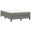vidaXL Boxspring posteľ s matracom tmavosivý 120x200 cm látka