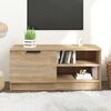 vidaXL TV stol&iacute;k dub sonoma 80x35x36,5 cm spracovan&eacute; drevo
