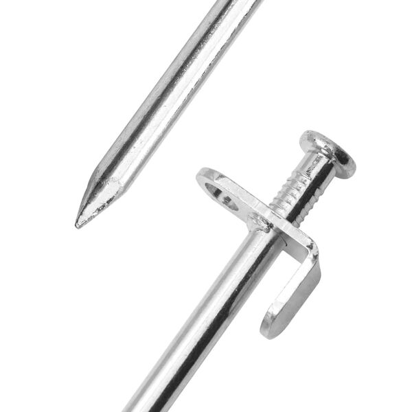 vidaXL Stanové kolíky 24 ks 19,5 cm 8 mm pozinkovaná oceľ
