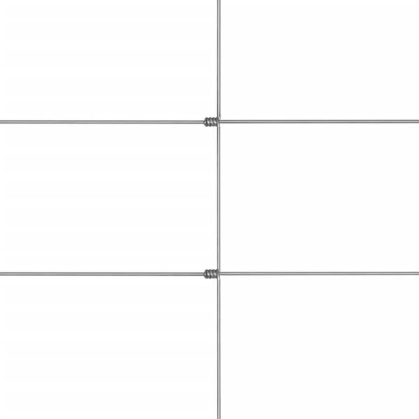 vidaXL Z&aacute;hradn&yacute; plot pozinkovan&aacute; oceľ 50x1,6 m strieborn&yacute;