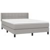 vidaXL Boxspring posteľ s matracom bledosiv&aacute; 140x200 cm l&aacute;tka