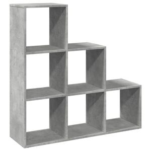 vidaXL Knižnica 3-poschodov&aacute; bet&oacute;novosiv&aacute; 99x29x99 cm kompozitn&eacute; drevo