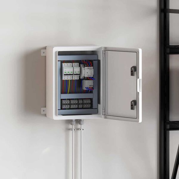 vidaXL Ovl&aacute;dacia skriňa Siv&aacute; 47 x 20 x 60 cm ABS plast