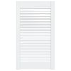 vidaXL Lamelov&eacute; dvierka na skrinku, biele 69x39,4 cm, borovica