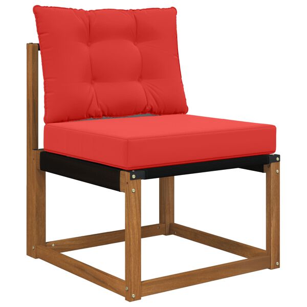 vidaXL Vank&uacute;&scaron; na vonkaj&scaron;iu pohovku 2 pcs Červen&aacute; Polyester