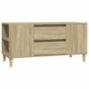 vidaXL TV skrinka dub sonoma 102x44,5x50 cm spracovan&eacute; drevo