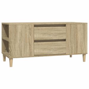 vidaXL TV skrinka dub sonoma 102x44,5x50 cm spracovan&eacute; drevo