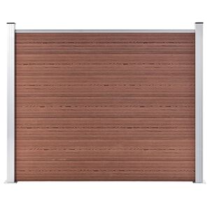 vidaXL Plotov&yacute; panel WPC 180x146 cm hned&yacute;