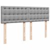 vidaXL Boxspring posteľ s matracom bledosiv&yacute; 140x190 cm l&aacute;tka