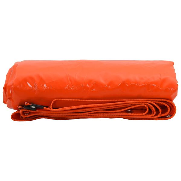 vidaXL Tarpaulin 650g / m² Oranžová 3 x 4 m Plátno s PVC povrchom