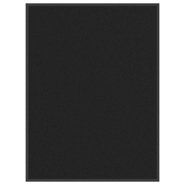 vidaXL Rohožka, čierna 90x120 cm