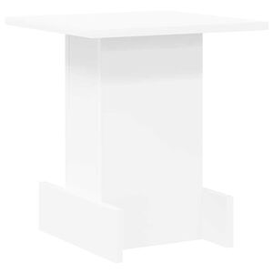 vidaXL Koncov&yacute; st&ocirc;l Biela 35,5 x 35 x 40 cm Kompozitn&eacute; drevo