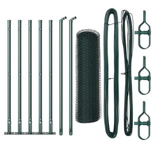 vidaXL Stĺp na plot. Zelen&aacute;