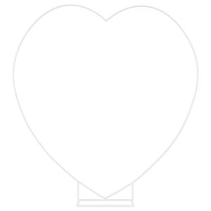 vidaXL Svadobn&yacute; obl&uacute;k Biela 195 x 35 x 211 cm Oceľ