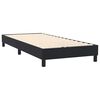 vidaXL Posteľn&yacute; r&aacute;m boxspring s matracom čierny 80x220 cm zamat