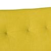 vidaXL Chesterfield lavica Žltá 112 x 65.5 x 75 cm Zamat