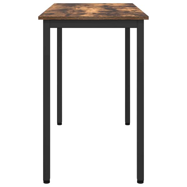 vidaXL st&ocirc;l Dymov&aacute; dub 100 x 50 x 76,5 cm Inžinierske drevo a oceľ