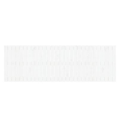vidaXL Nástenné čelo postele biele 185x3x60 cm masívna borovica