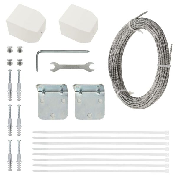 vidaXL Balkónová markíza čierna 140x240 cm oxfordská látka